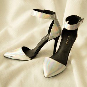 Holographic stilettos from Spring